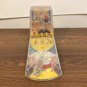 VTG Marx Toys Basketball pinball portable game toy Basketelle 1960's